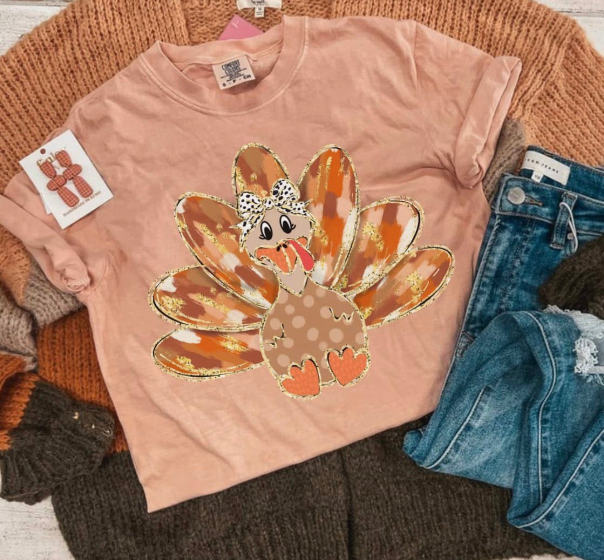 Watercolor Turkey Tee