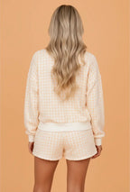 Gingham Plaid 2pc Set