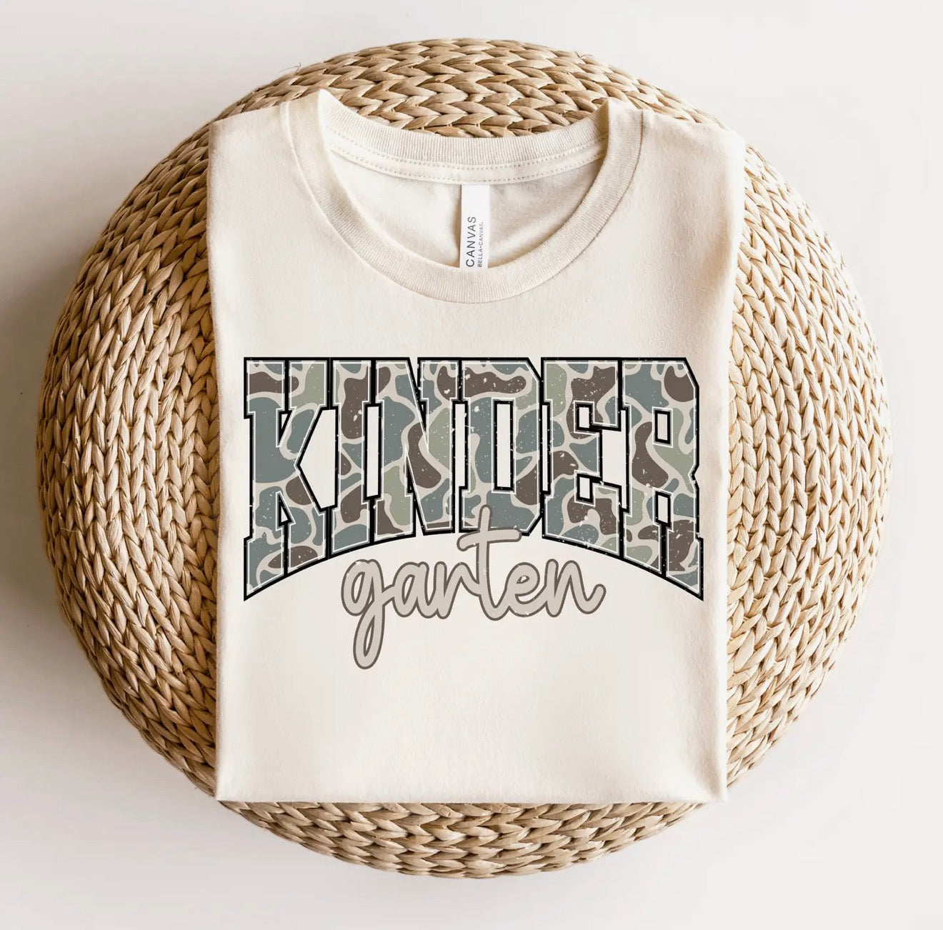 Old Camo Back to School Shirt