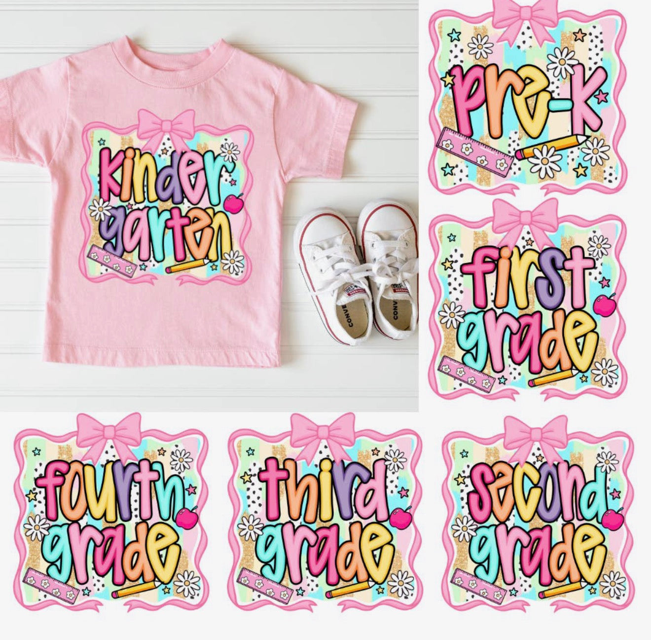 Pink Back to School Shirt