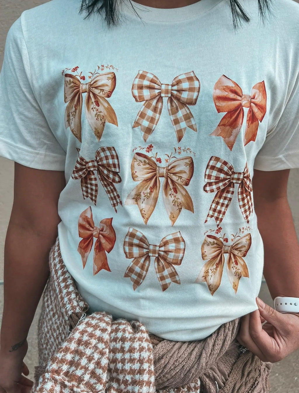 Fall Bow Tee