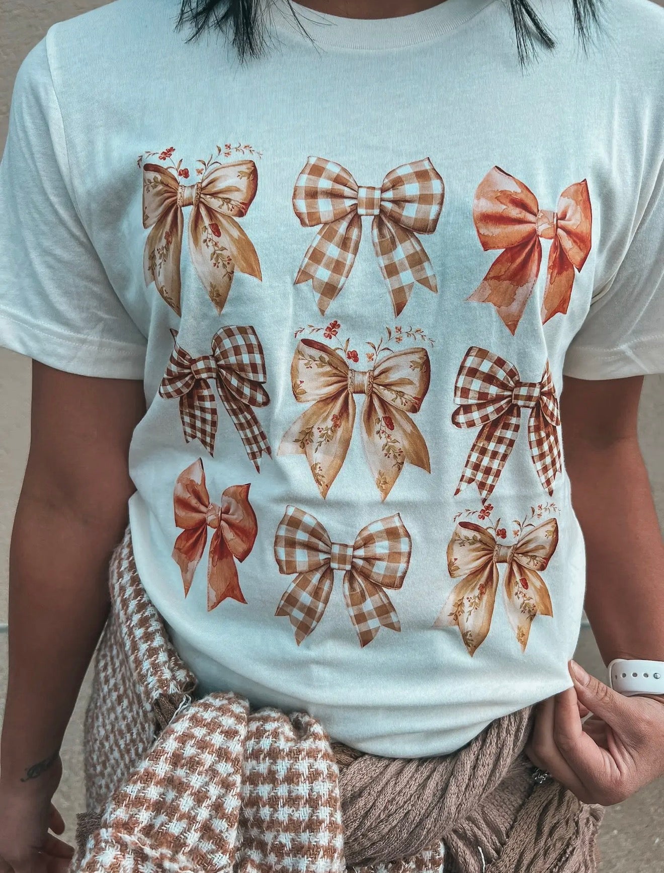 Fall Bow Tee