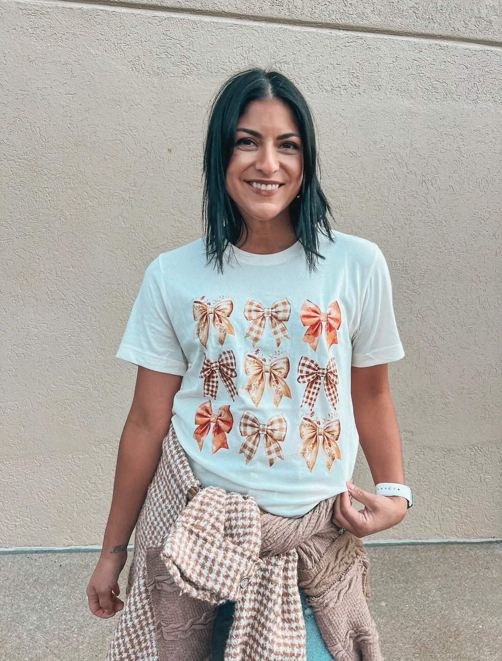 Fall Bow Tee
