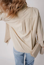 Corduroy Patchwork Shacket