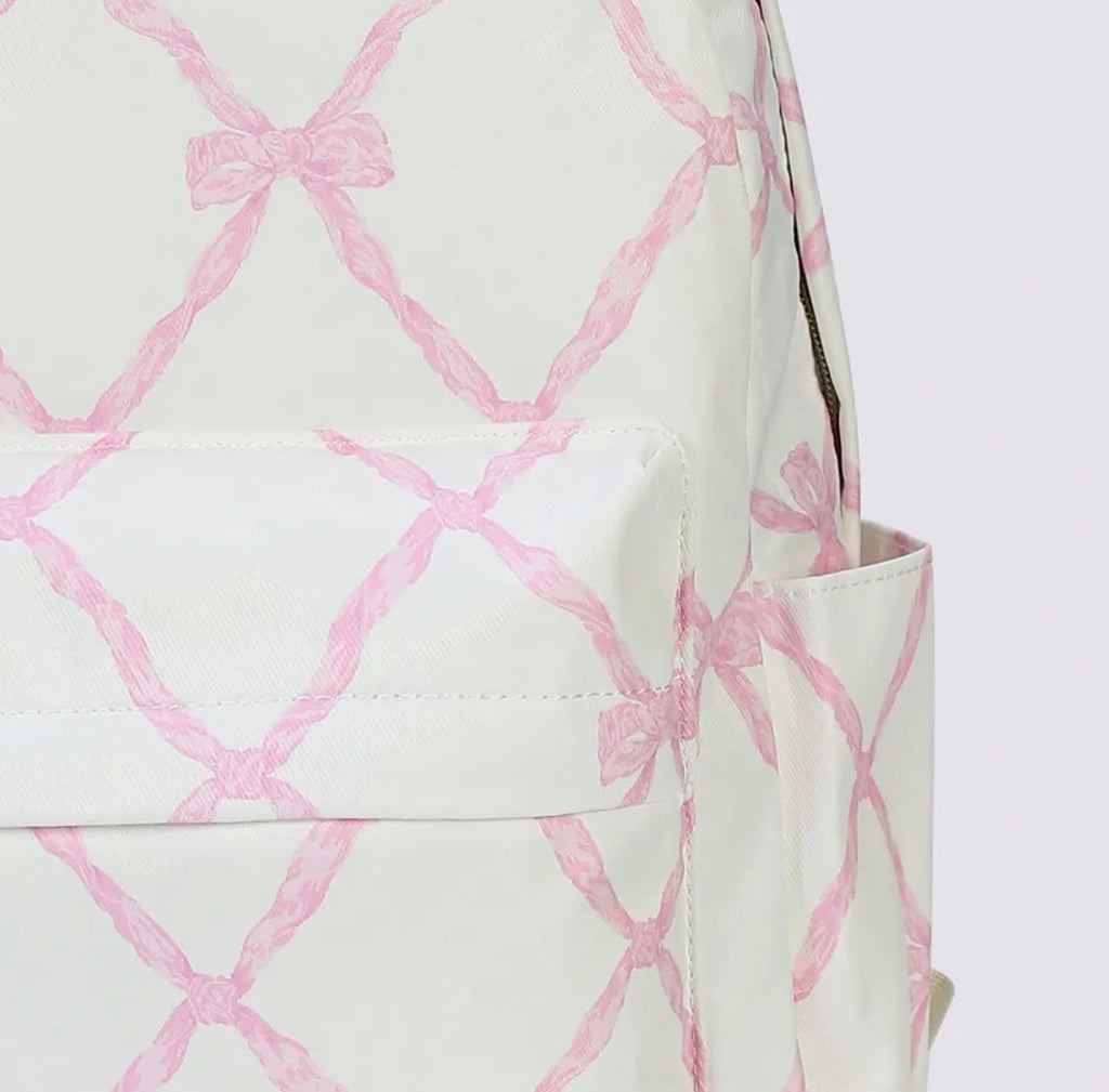 Pink Bows Girls Backpack
